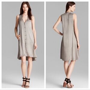 Eileen Fisher Silk Button-Down Shirt Dress Size Small